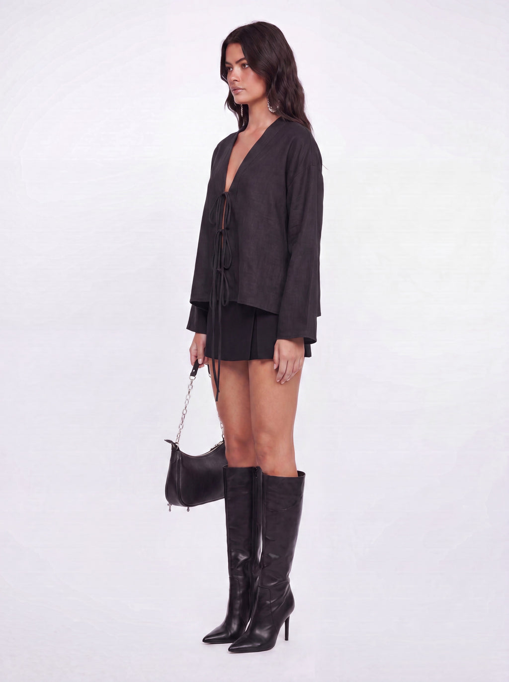 Obsidian Tie Top